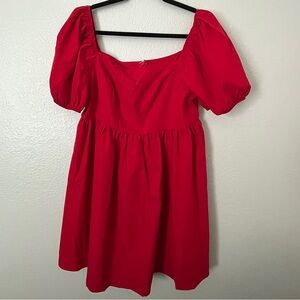 SHEIN Slayr Plus Off Shoulder Puff Sleeve Dress